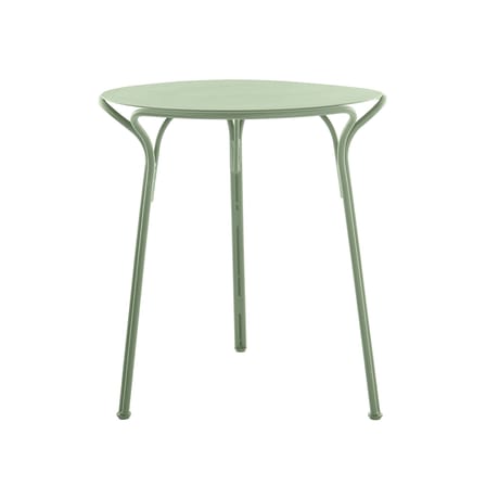 Tavolo rotondo HiRay metallo verde / Metallo - Ø 60 cm - Kartell
