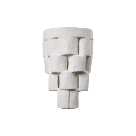 Wandleuchte Rosie 01 keramik weiß / B 19 x H 30 cm - Serax