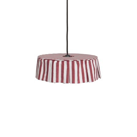 Abat-jour Vibes tissu marron / Ø 40 x H 12 cm - Voile de coton - NOBODINOZ