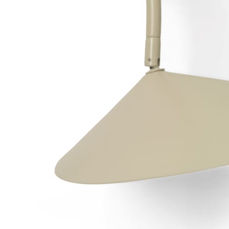 Applique avec prise Arum Swivel métal beige / H 47 cm - Orientable - Ferm Living