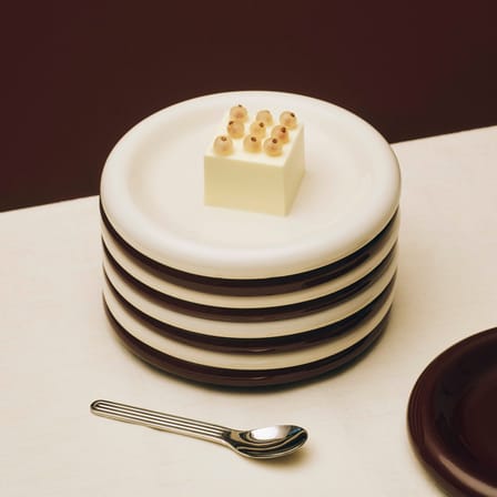 Set de 2 assiettes à dessert Barro céramique / Ø 18 cm - Hay