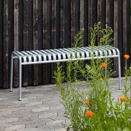 Banc Palissade métal blanc / L 120 cm - Bouroullec, 2016 - Hay