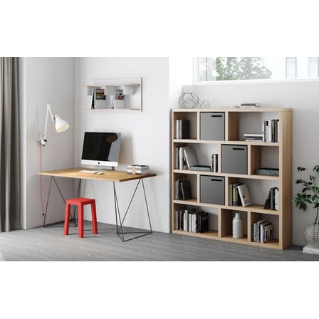 Bureau Oscar bois naturel / L 140 x P 75 cm - Chêne - POP UP HOME
