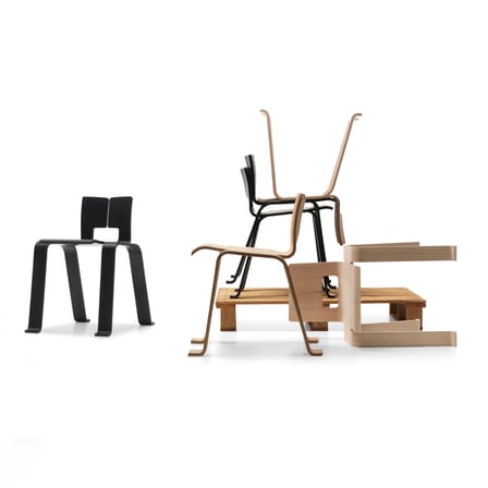 Chaise empilable Ombra Tokyo bois naturel / Charlotte Perriand, 1953 - CASSINA