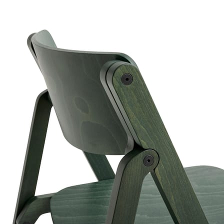 Chaise pliante Backflip bois vert - Hay