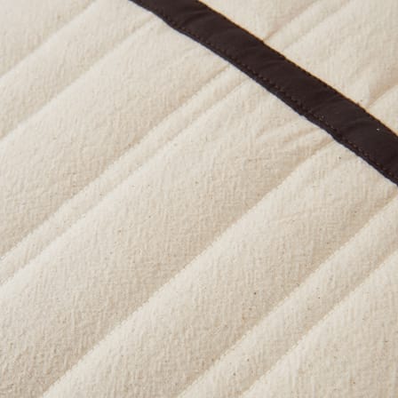 Coussin Vari blanc / 60 x 80 cm - Matelassé - Ferm Living