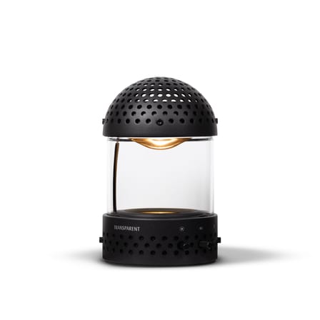 Enceinte Bluetooth portable Light Speaker verre noir / Lumineuse - Transparent Speaker