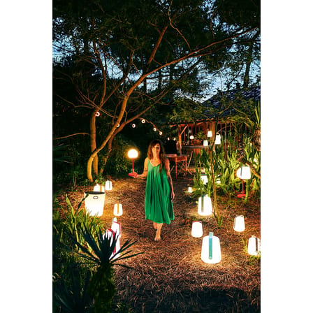  Lichtgirlande im Freien Hoopik LED plastikmaterial blau LED / Außen - 12 Meter / Bluetooth - Fermob