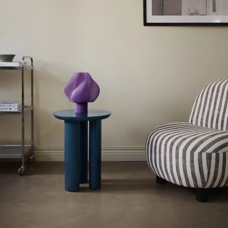 Lampe de table Soft Serve Regular violet / H 26 cm - CRÈME ATELIER