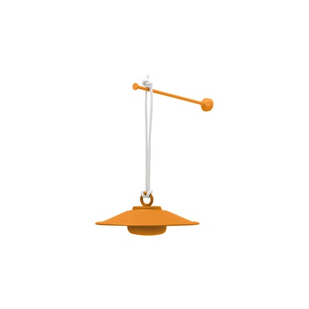 Applique d'extérieur Chap-O métal orange / Lampe sans fil - Fatboy