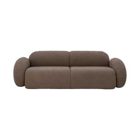 Sofa Magola textil braun / L 228 cm – 3-Sitzer - Bloomingville