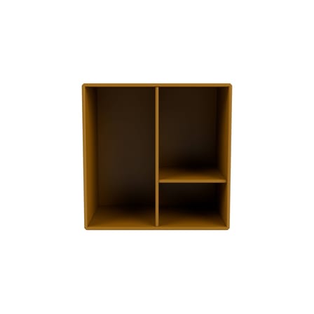 Portaoggetti da parete Montana Mini 1002 legno marrone / 3 scomparti - 35 x 35 x P 25 cm - MONTANA