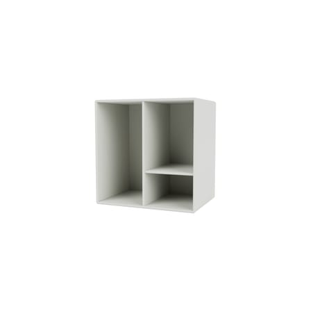Rangement mural Montana Mini 1002 bois blanc / 3 compartiments - 35 x 35 x P 25 cm - MONTANA