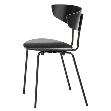 Stapelbarer Stuhl Herman holz schwarz / Holz & Metall - Ferm Living