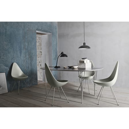Suspension Kaiser Idell métal noir / Ø 28,5 cm - Réédition 1930 - Fritz Hansen
