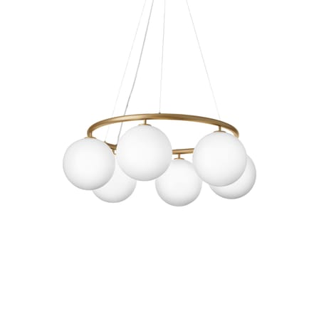 Suspension Miira 6 Circular verre / Ø 80 cm - NUURA