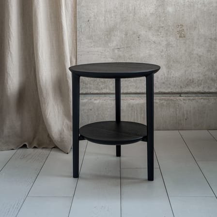 Table d'appoint Bok bois noir / Ø 43 x H 50 cm - Ethnicraft