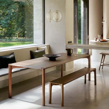 Table rectangulaire PI bois naturel / 240 x 100 cm - 10 personnes - Ethnicraft