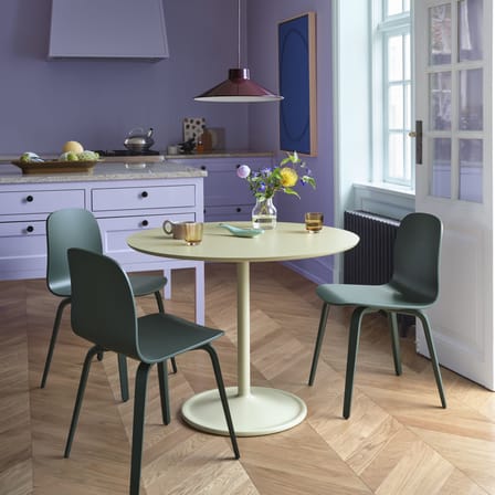 Table ronde Soft bois naturel / Ø 95 x H 73 cm - Muuto