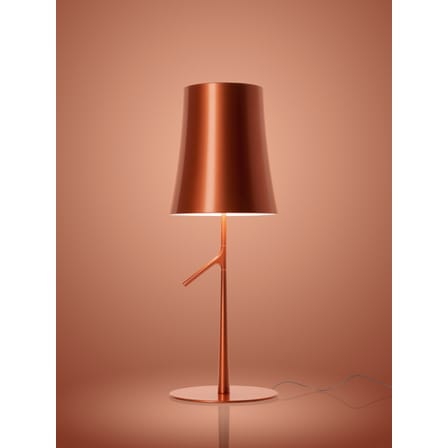 Tischleuchte Birdie Grande LED plastikmaterial kupfer metall / LED - H 70 cm - Foscarini