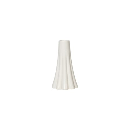 Bougeoir Heli céramique blanc / Ø 8 x H 14 cm - BROSTE COPENHAGEN