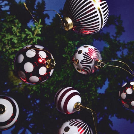 Boule de Noël Delight Big  n°2 verre rouge / Ø 9 cm - Alessi