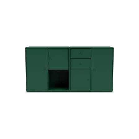 Buffet Couple bois vert / L 139.2 x P 38 x H 72,6 cm - MONTANA