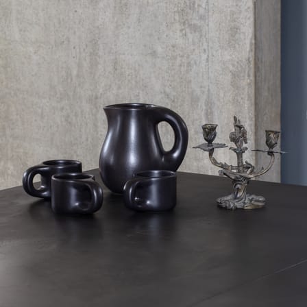 Carafe Dough céramique noir / Ø 15 x H 19,8 cm - TOOGOOD
