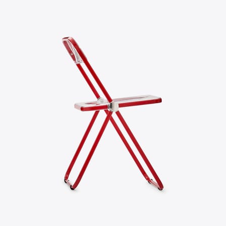 Chaise pliante Plia plastique transparent / Giancarlo Piretti, 1967 - ANONIMA CASTELLI