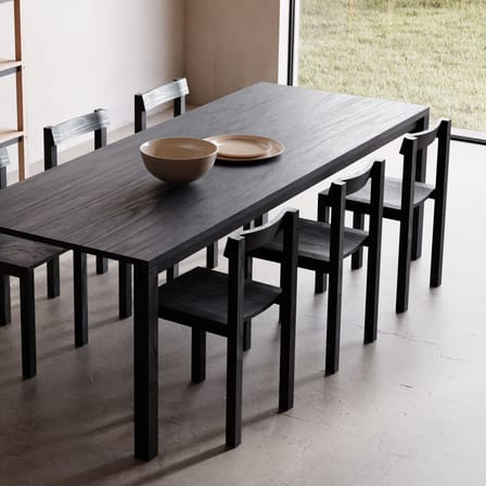 Chaise Tal bois noir - KANN DESIGN