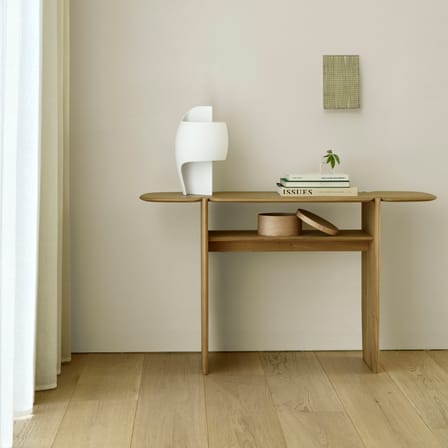 Console PI bois naturel / 130 x 40 x H 75 cm - Chêne massif - Ethnicraft