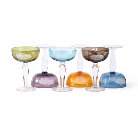 Set de 6 coupes Peony verre - Pols Potten
