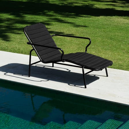 Vig Deckchair metal black - Normann Copenhagen