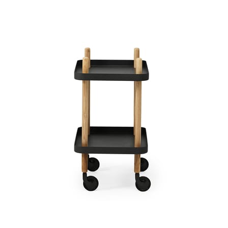 Desserte Block métal noir / 50 x 35 cm - Normann Copenhagen