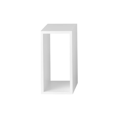 Étagère Stacked bois blanc / Small rectangulaire 43x21 cm / Sans fond - Muuto