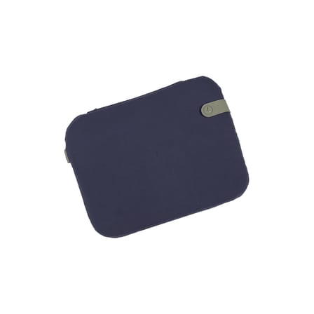 Galette de chaise Color Mix tissu bleu / Pour chaise Bistro - 38 x 30 cm - Fermob