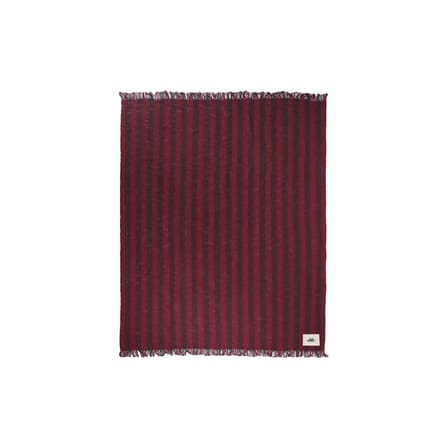 Plaid Band tessuto rosso / 160 x 200 cm - Lino e Cotone - Tom Dixon