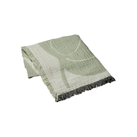 Plaid Herbert vert / 130 x 180 cm - BROSTE COPENHAGEN