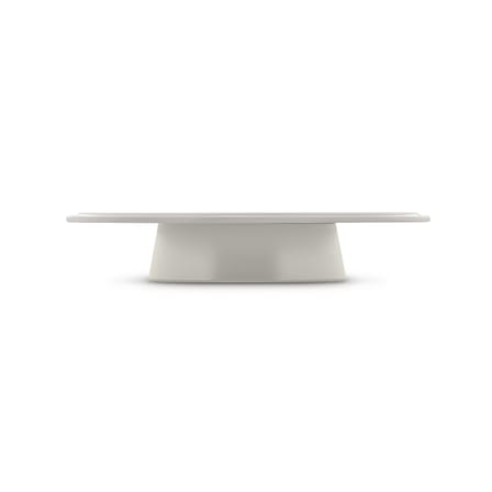 Plat à gâteau Mattina plastique céramique gris / Porcelaine & cloche en PMMA - Alessi