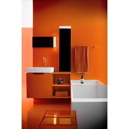 Porte-serviettes mural Rail plastique marron / L 30 cm - Kartell