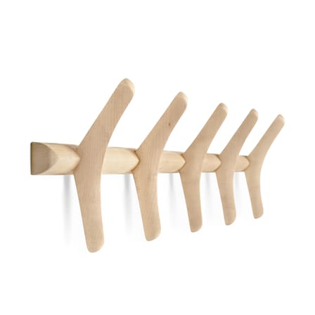 Portemanteau mural PI bois naturel / L 70 cm - Ethnicraft