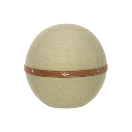 Pouf Original Regular tissu vert / Ergonomique - Ø 55 cm / Tissu chiné - BLOON PARIS