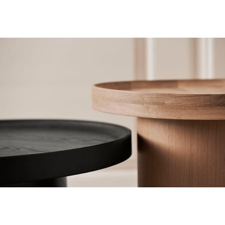 Table basse Plateau Small bois naturel / Ø 48 x H 52 cm - Plateau amovible - Bolia