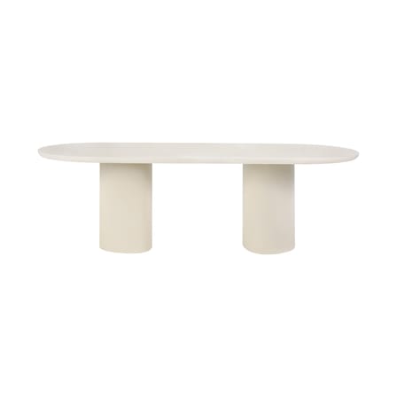 Table ovale Elements / 240 x 100 cm - 10 personnes / Microciment - Ethnicraft