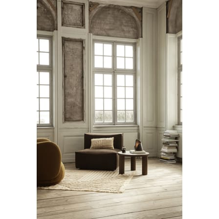 Tappeto Crease Wool Large tessuto beige / 250 x 160 cm - Lana tessuta e trapuntata a mano - Ferm Living