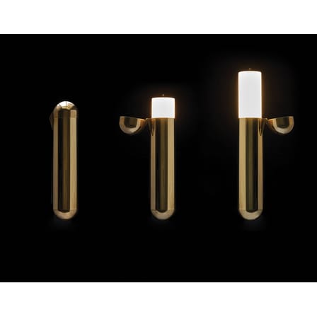 Applique ISP métal or LED / L 37 cm - Ouverture droite - DCW éditions
