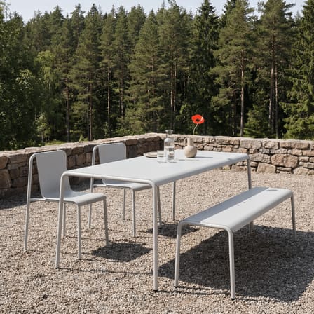Banc Panorama métal gris / L 170 cm - TIPTOE