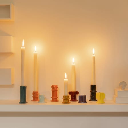 Set de 3 bougeoirs Molly 03 / H 10 cm - Serax