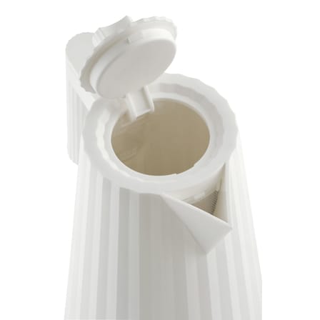 Bouilloire électrique Plissé plastique blanc / 1,7 L - Contrôle de la température - Alessi