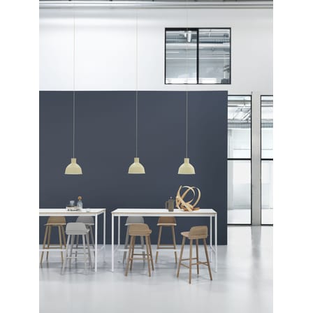 Chaise de bar Nerd bois naturel / H 65 cm - Muuto